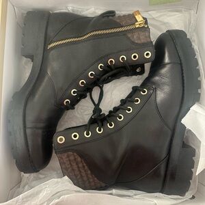 Michael Kors Black Logo Ankle Boot